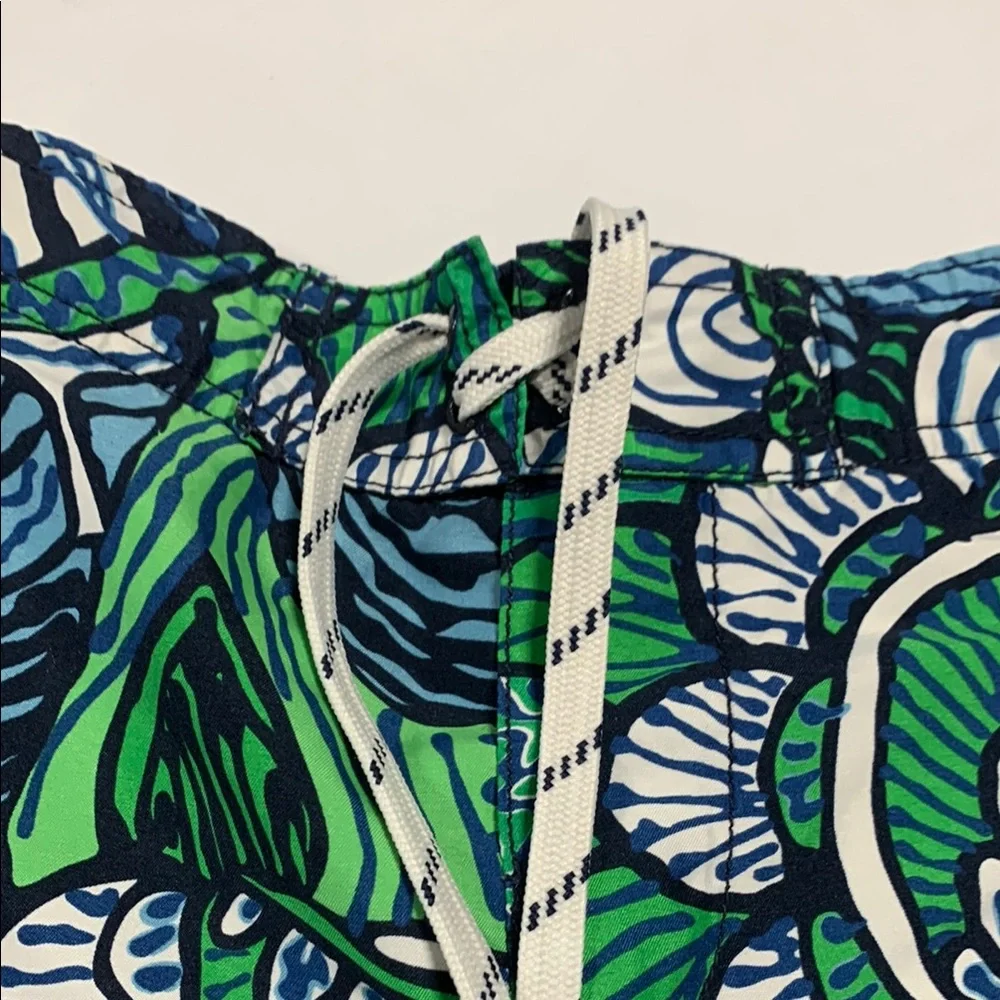 Tropical Blue and‎ Green Swim Shorts Childrens Place 7/8 - M - 4201